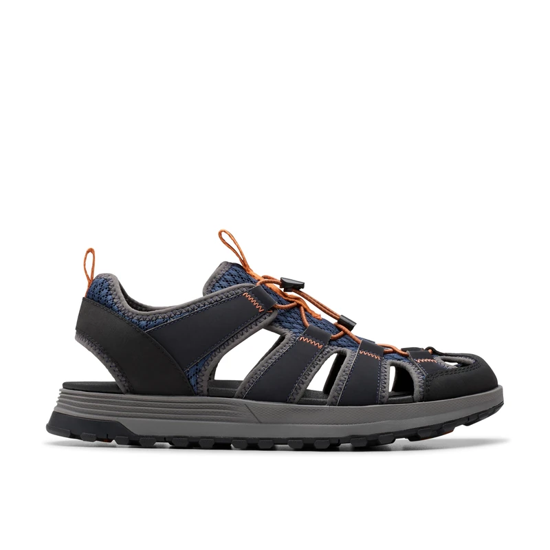 Clarks Mens Atl Trek Wave Sandal, Navy, 9 UK