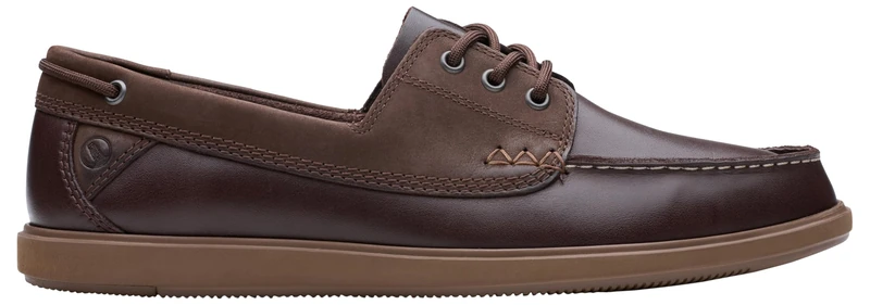 Clarks Bratton Boat Dark Brown