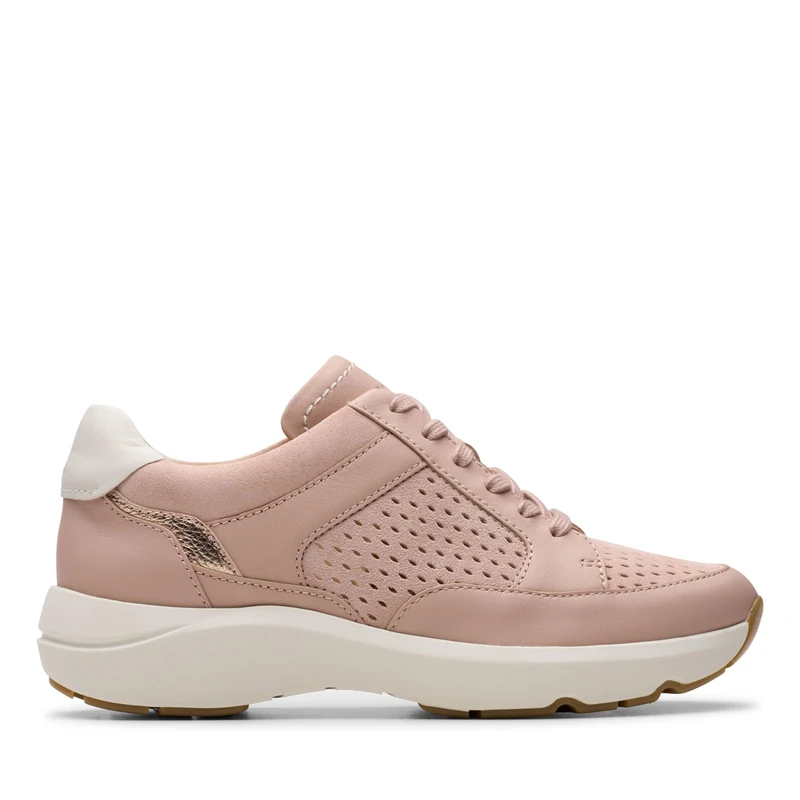 Clarks Tivoli Walk Womens Light Pink Combi, 7