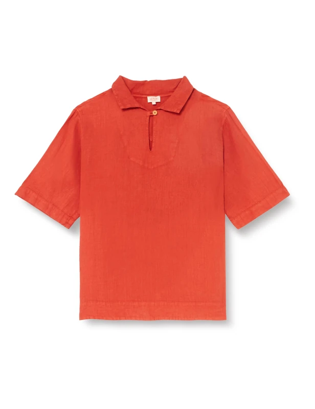 Armor Lux Women's Heritage Vareuse Blouse, Ketchup, 12 (M) - Image 1