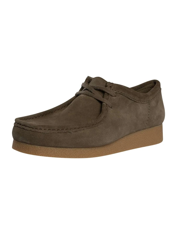 Clarks WallabeeEVO Mens Dark Olive SDE, 7