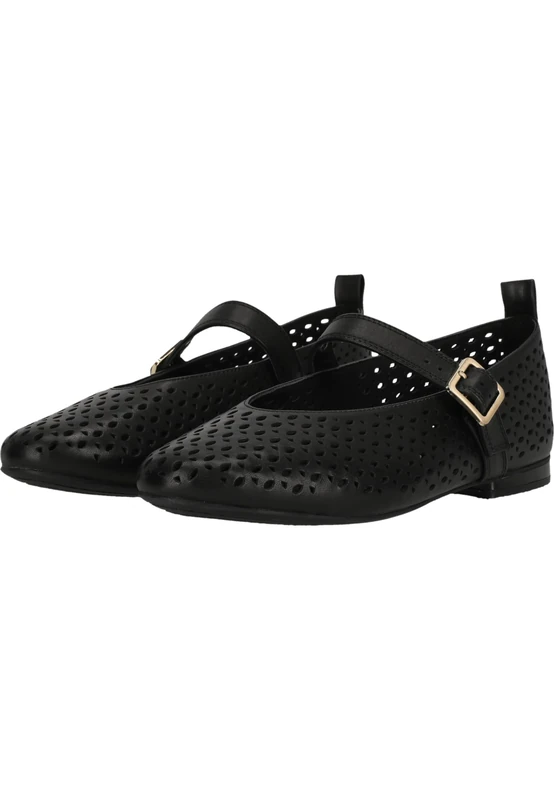 Clarks Fawna Jane Womens Black Leather, 3.5