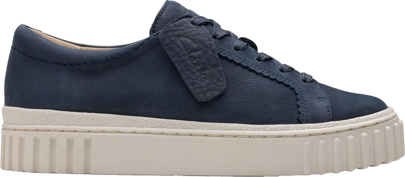 Clarks Womens Mayhill Walk Sneaker, Navy Nubuck, 5.5 UK