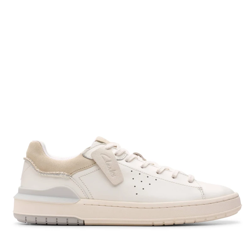 Clarks Courtlite2 Run White Leather