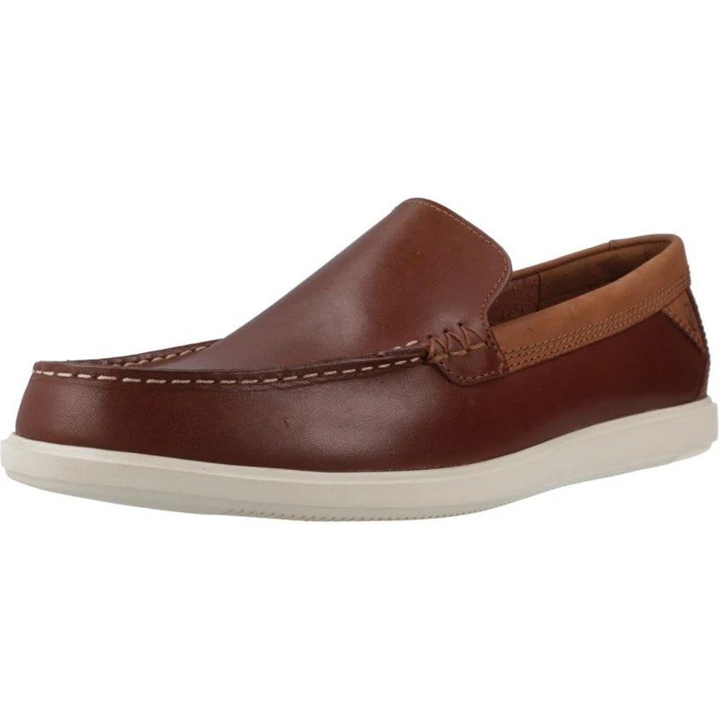 Clarks Bratton Loafer Dark Tan