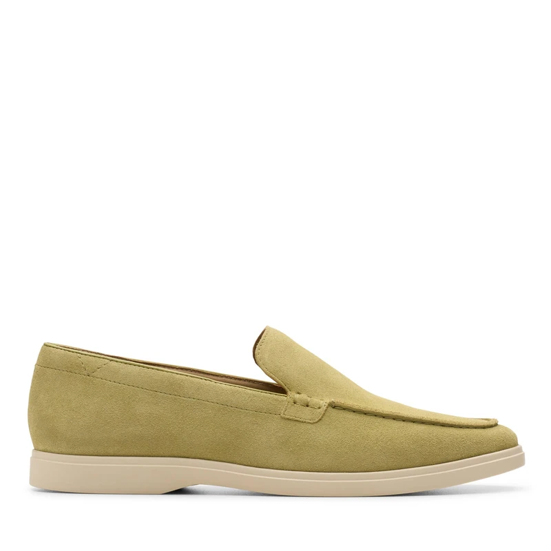 Clarks Torford Easy Mens Sage Suede, 7.5