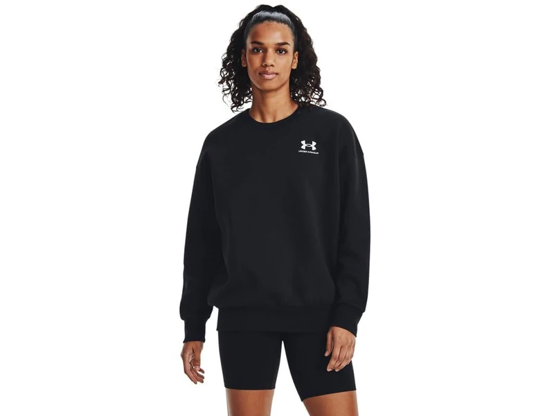 Under Armour UA Icon Fleece OS Crew - Black / / White - LG