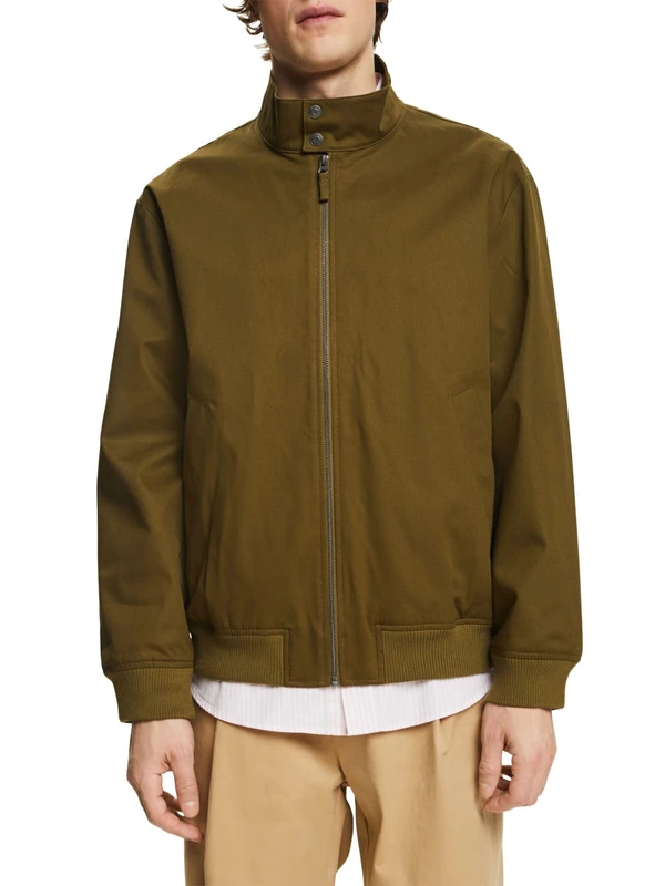 ESPRIT Men's 024ee2g301 Jacket, 350/Khaki Green, XXL