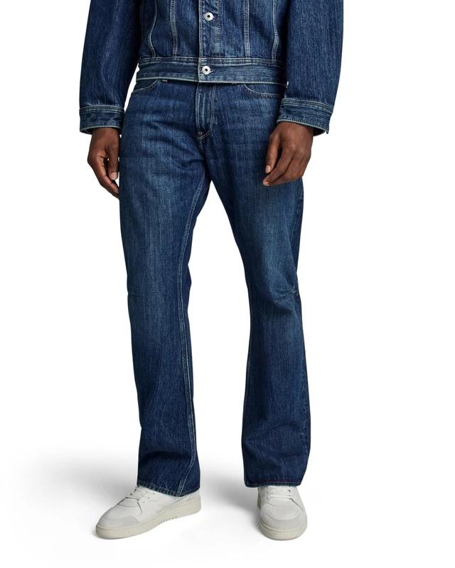 G-Star Men's Lenney Bootcut Jeans, Blue (worn in sentry blue D24467-D577-G334), 30W / 32L