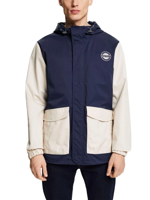ESPRIT Men's 024ee2g306 Jacket, Navy, XS