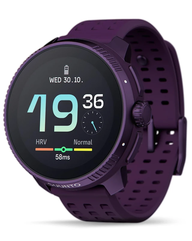 SUUNTO Race GPS Sports Watch, Smartwatch for Multisport Training Workout, AMOLED Touch screen & Digital Crown, Advanced Health & Recovery Support, 26-Day Battery Life, Dual-GNSS, Offline Map, Amethyst