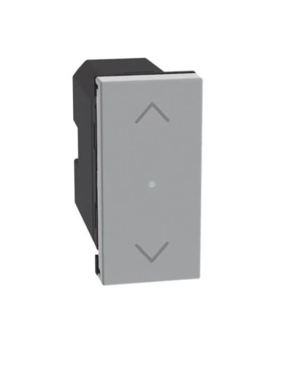 BTICINO MatixGO Smart Home Control for motorised shutters or Blinds Management, 1 Grey Module JG4027CWI Wireless Control for Roller shutters