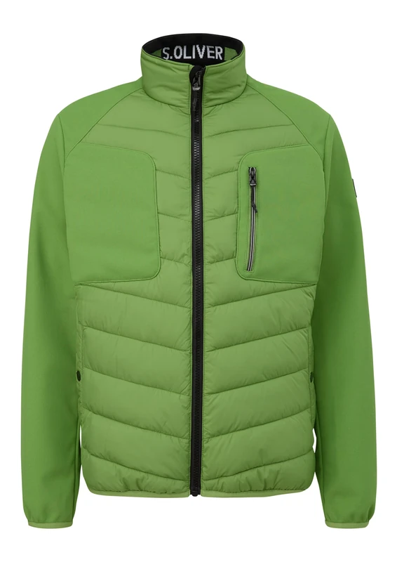 s.Oliver Men's 2149034 Outdoor Jacket, Green 7450, M