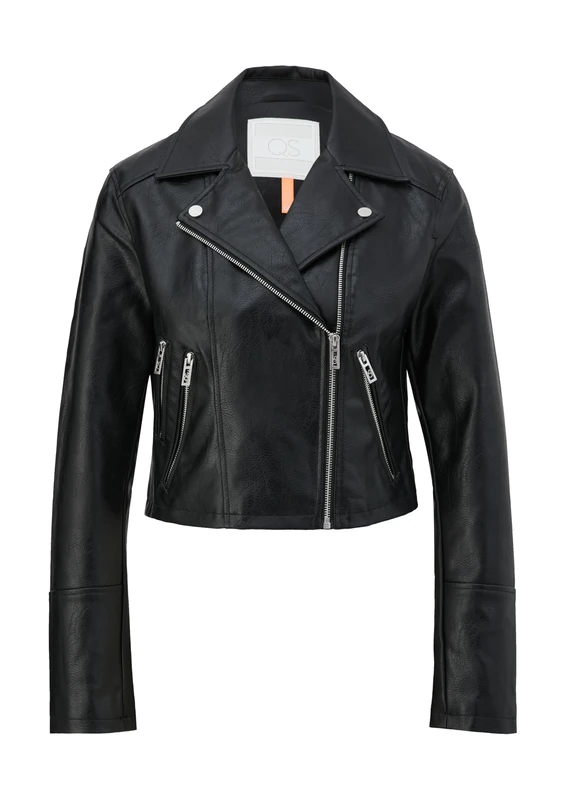 s.Oliver Women's Biker Jacket, Black 9999, XXL