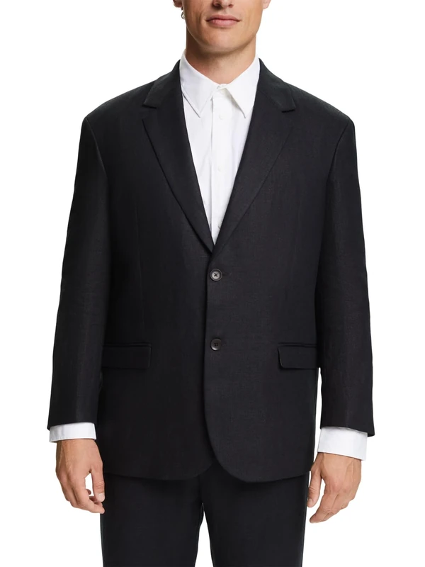 ESPRIT Men's 034ee2g305 Blazer, 001/Black, 38R
