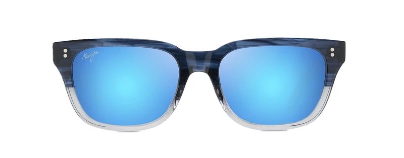 Maui Jim Likeke Unisex Sunglasses, Blue Hawaii Likeke Blue T, S