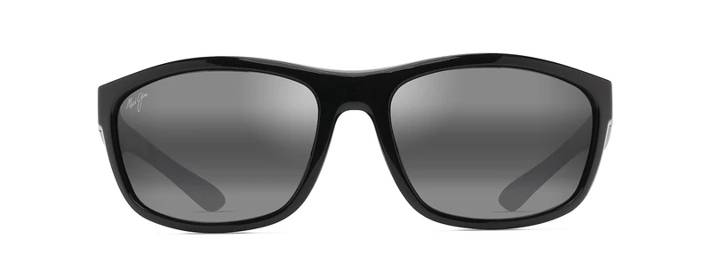 Maui Jim Unisex Nuu Landing Sunglasses, Grey Nuu Landing Black Gl, 62/18/123