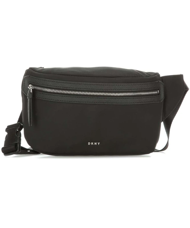 DKNY Women's R23IEA41-BSV-1 Crossbody, Black/Silver - Image 1