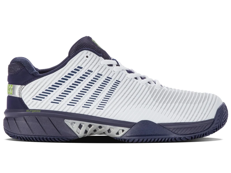 K-Swiss Performance Hypercourt Express 2 HB, Tennis Shoes, White/Peacoat/Silver,