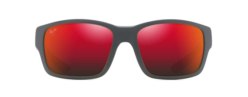 Maui Jim Unisex Sunglasses, Black Matte, 61-17-125