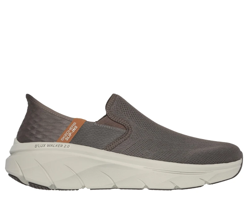 Skechers Men d'lux Walker 2.0-Reeler Sneakers, Brown, 8 UK - Image 1