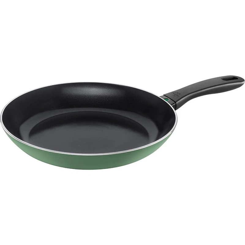 BALLARINI Caprera Frying Pan, 28 cm, Aluminium, Induction Friendly, Ceramic Non-Stick Coating, Made in Italy, Green