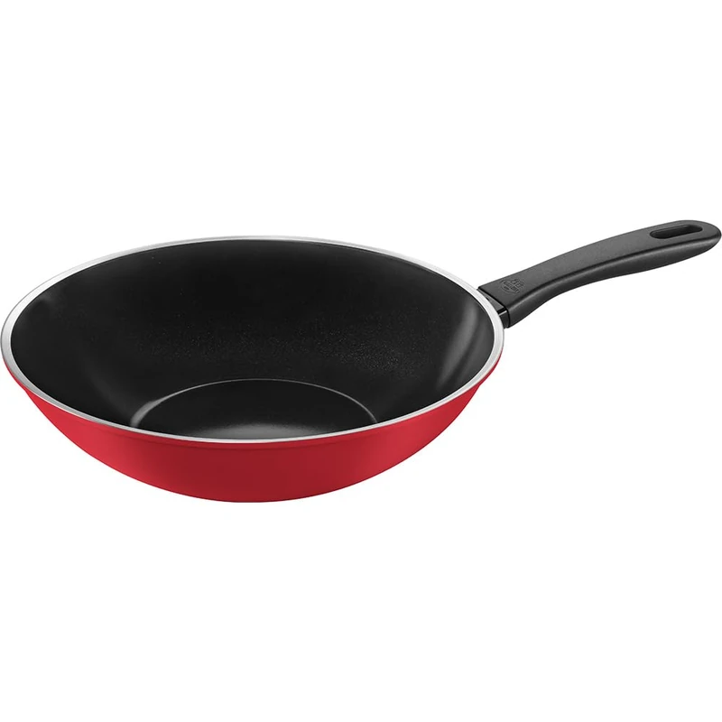 BALLARINI CAPRERA Z1026-000 Caprera Frying Pan Wok, 11.0 inches (28 cm), Made in Italy, Frying Pan, Wok, Induction Compatible, Ceramic Coating