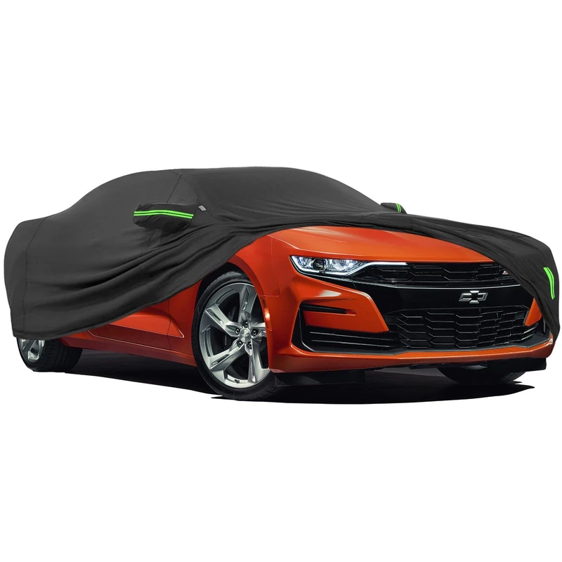 Proadsy Car Cover Compatible with Chevrolet Chevy Camaro 2010-2023 6 Layers Windproof All Weather Waterproof Sun Rain UV Dust Snow Protection Outdoor Covers