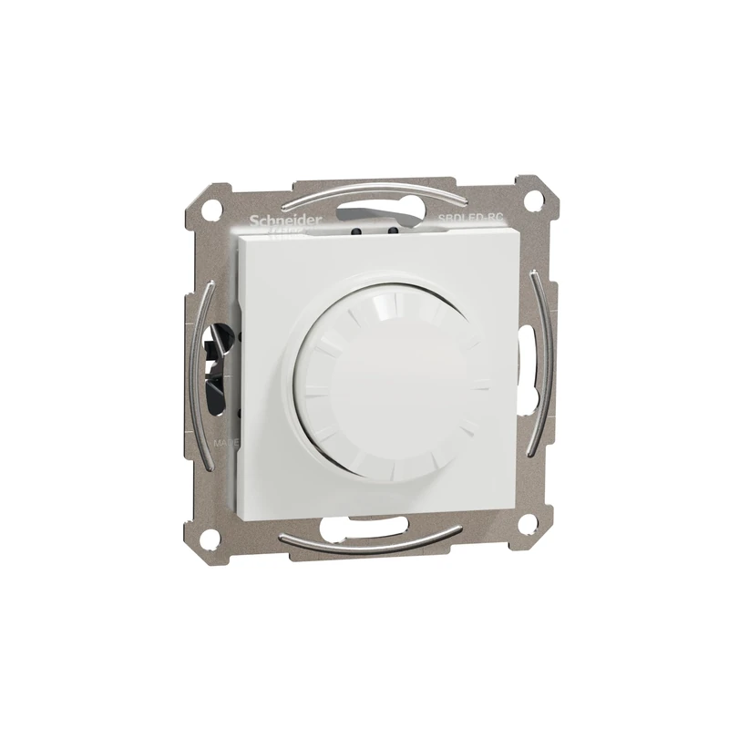 Schneider Electric Asfora EPH6870121D Flush-Mounted Rotary Dimmer LED, 230 V, 0-370 W, Dimmer Insert, Phase Control