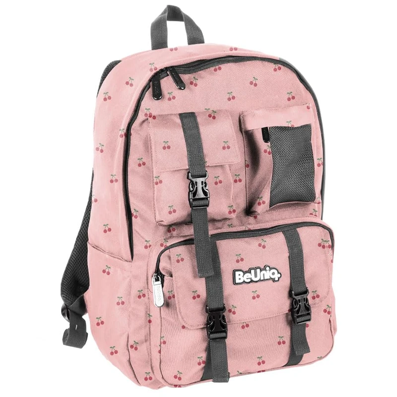 PASO BU22PI-2701, Adventure BeUniq School Backpack, Multicoloured, multicoloured, 44 x 32 x 14 cm, Designer