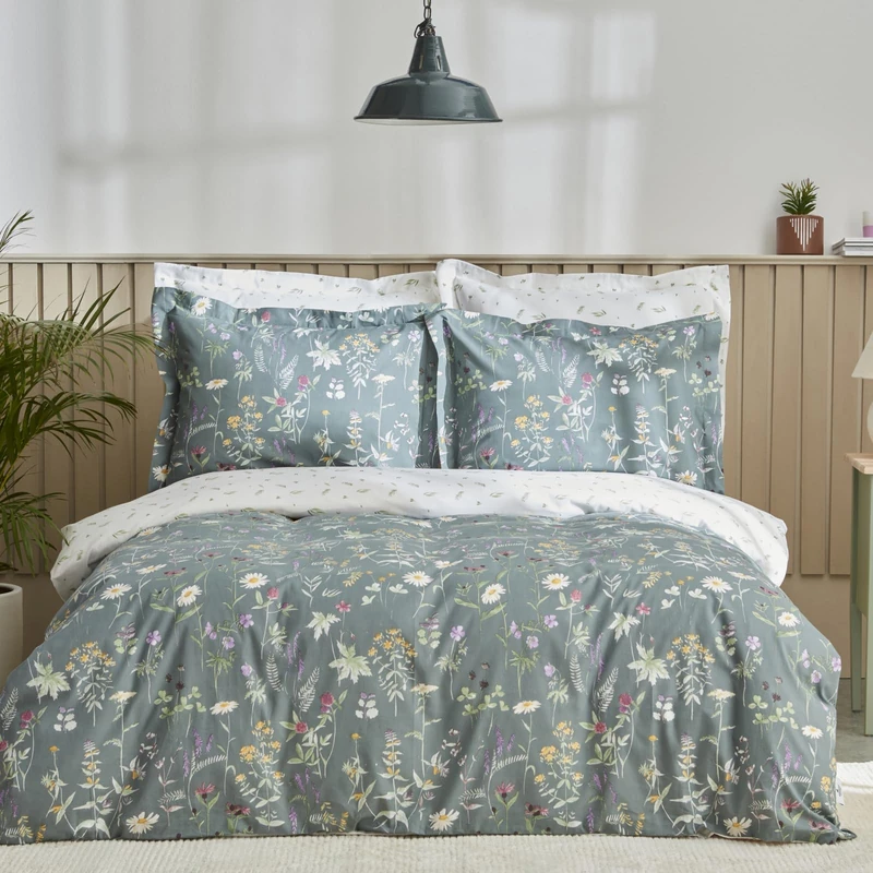 Karaca Home Evergreen Double Duvet Cover Set Green