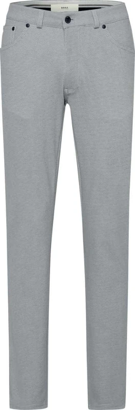 Brax Men's Style Chuck J Five-Pocket Trousers in Jersey Quality Slacks, Silver, 40 W/32 L