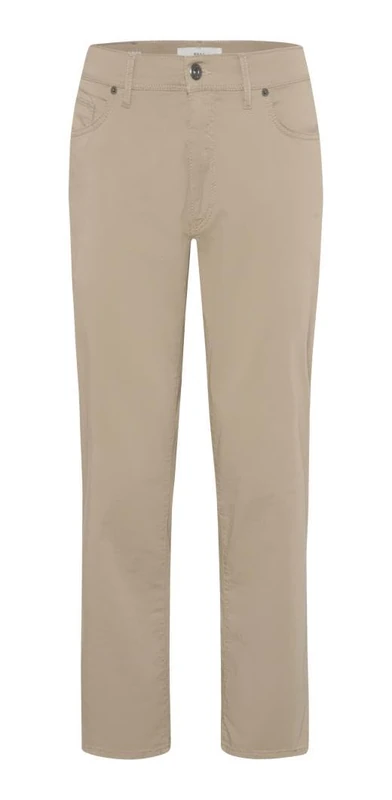 BRAX Men's Style Cadiz Five-Pocket Trousers in Marathon Quality Slacks, Beige, 42 W/36 L