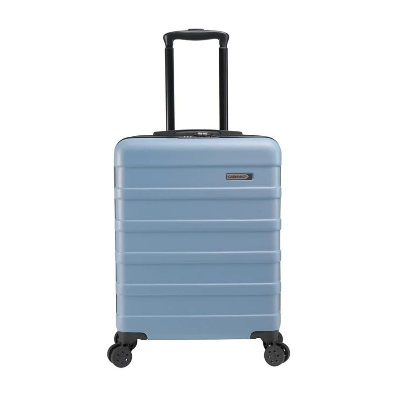 Cabin Max Anode 55x40x20 Cabin Suitcase, Built in Lock, Lightweight Carry On, 8 Wheels, Wet Pocket, Suitable for Ryanair, Easyjet, Paid Hand Luggage Carry-Ons (55 x 40 x 20 cm 40l)