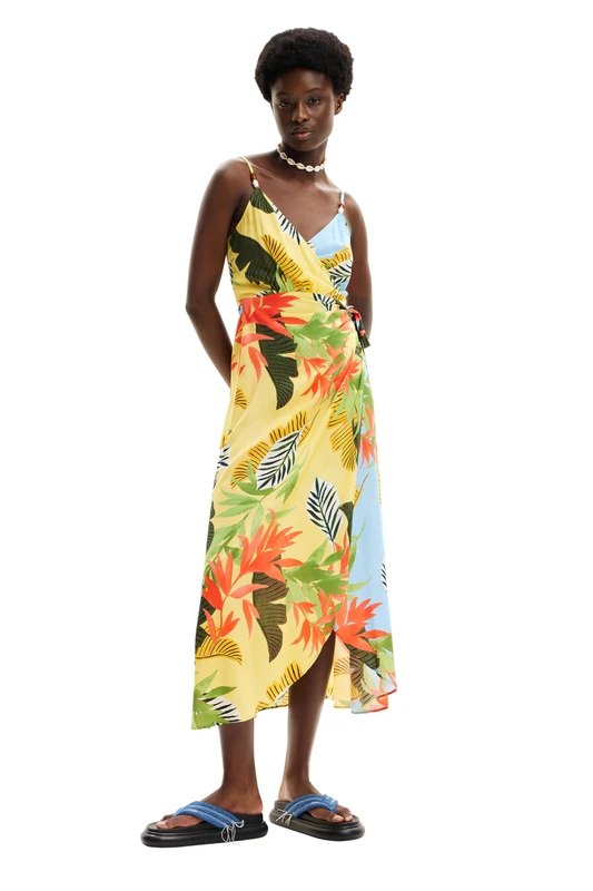 Desigual Swim_Tropical LEAV, 9019 Tutti Fruti, XL, Material finishes., XL