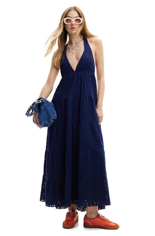 Desigual Women's Vest_Toronto Dress, Blue, S