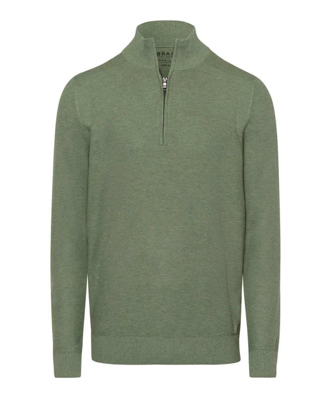 BRAX Men's Style Steffen Stricktroyer mit Wertigen Stylingdetails Sweater, Hunter, 3XL