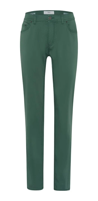 BRAX Men's Style Cooper Five-Pocket Trousers in Marathon Quality Slacks, Agave, 31 W/34 L - Image 1