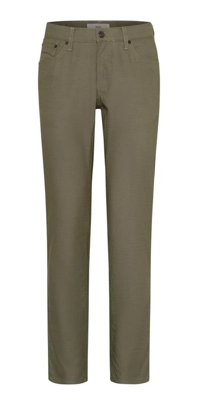 BRAX Men's Style Chuck Five-Pocket Trousers in Two Tone Look Casual, manzanilla, 34W x 30L