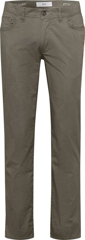 BRAX Men's Style Cadiz U Ultralight: Super Light Five-Pocket Trousers Slacks, Olive, 40 W/30 L