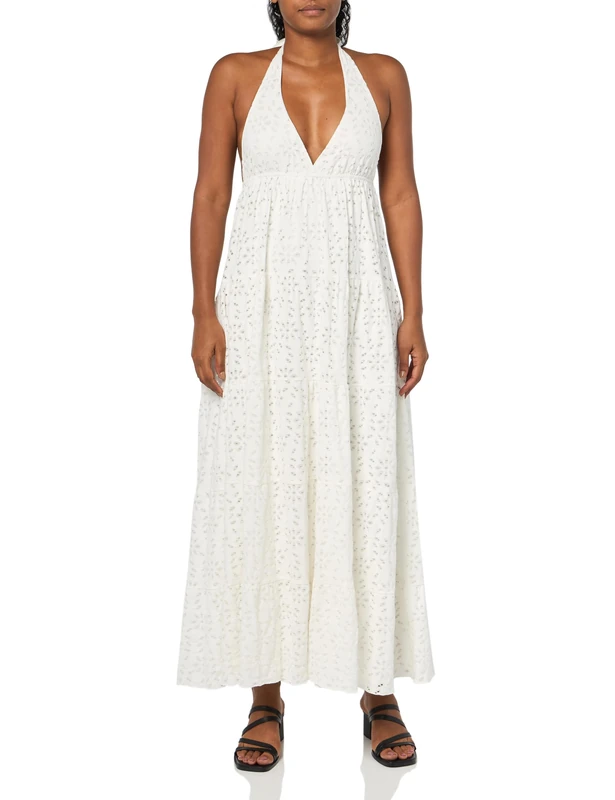 Desigual Vest Toronto White - Women's Regular Fit Midi Vest