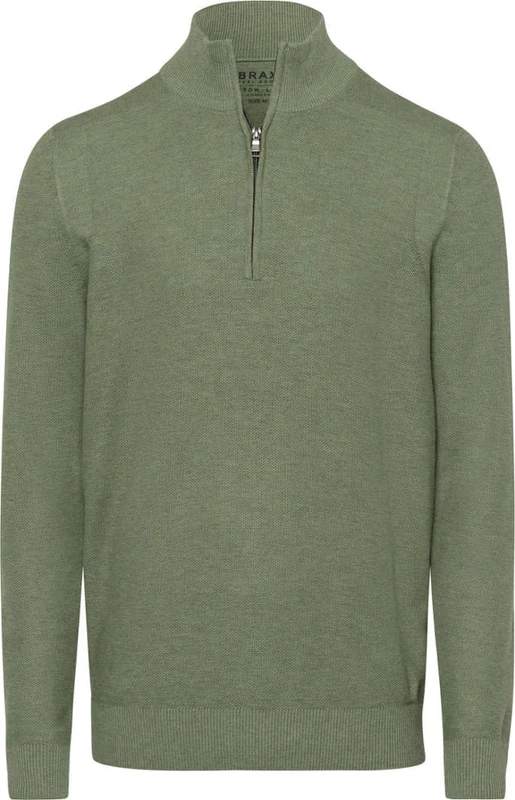 Brax Men's Style Steffen Stricktroyer mit Wertigen Stylingdetails Sweater, Hunter, XL