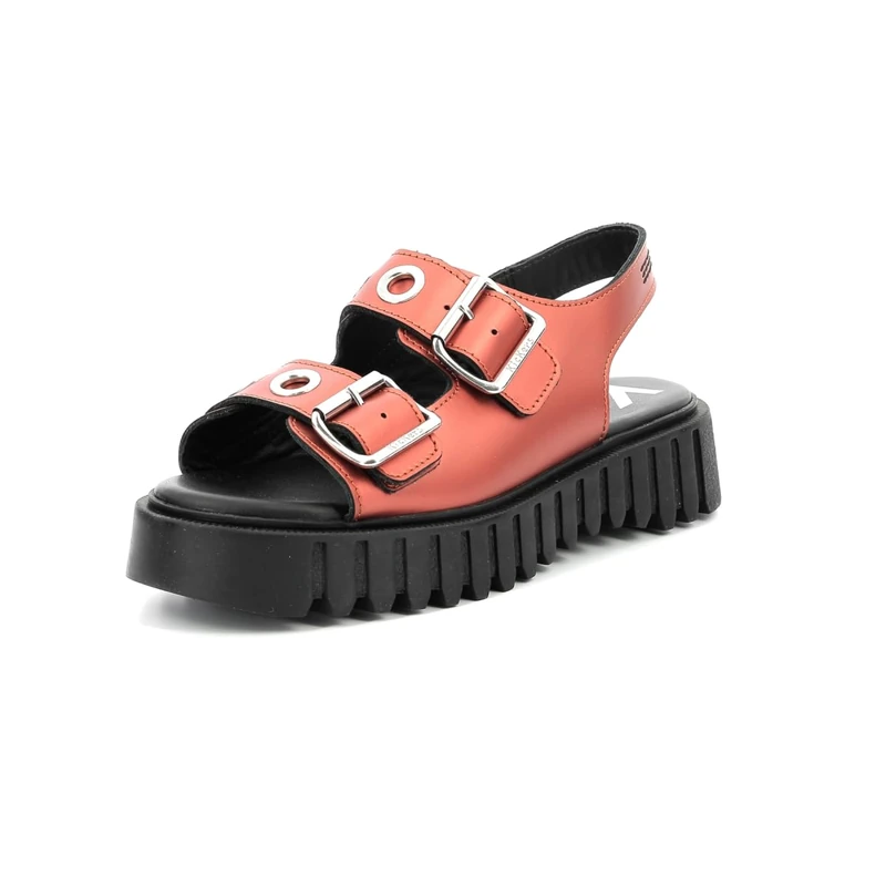 Kickers Women's Kick Falk Sandal, Bronze Copper, 5.5 UK