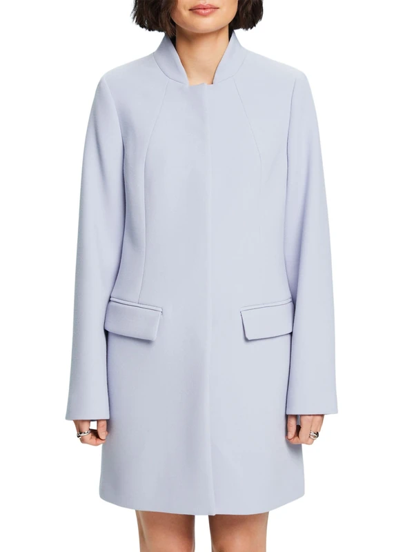 ESPRIT Women's Jacket, Light Blue Lavender (445), L