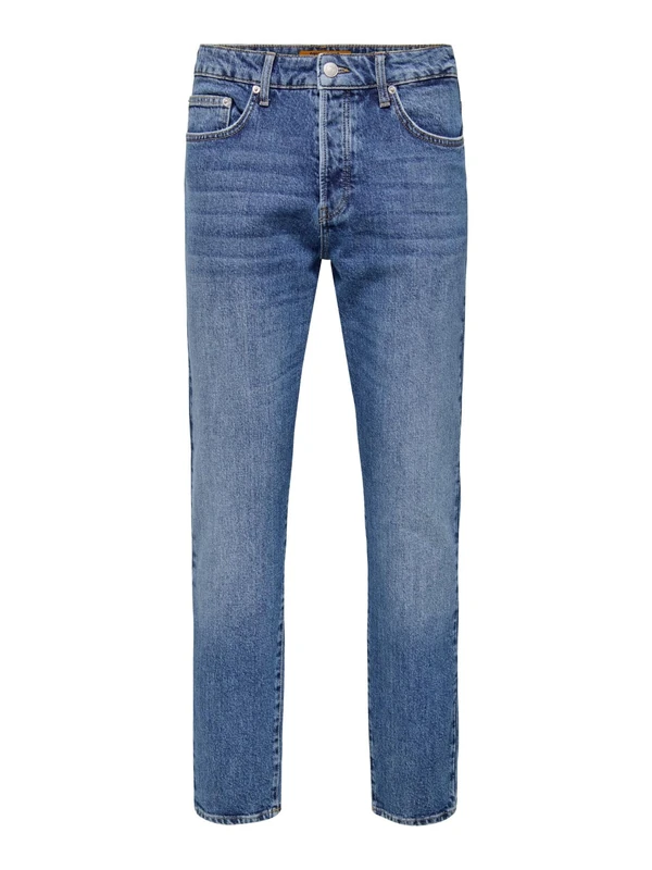 Only & Sons Men's Jeans, Medium Blue (Medium Blue Denim), 28 W/ 30 L