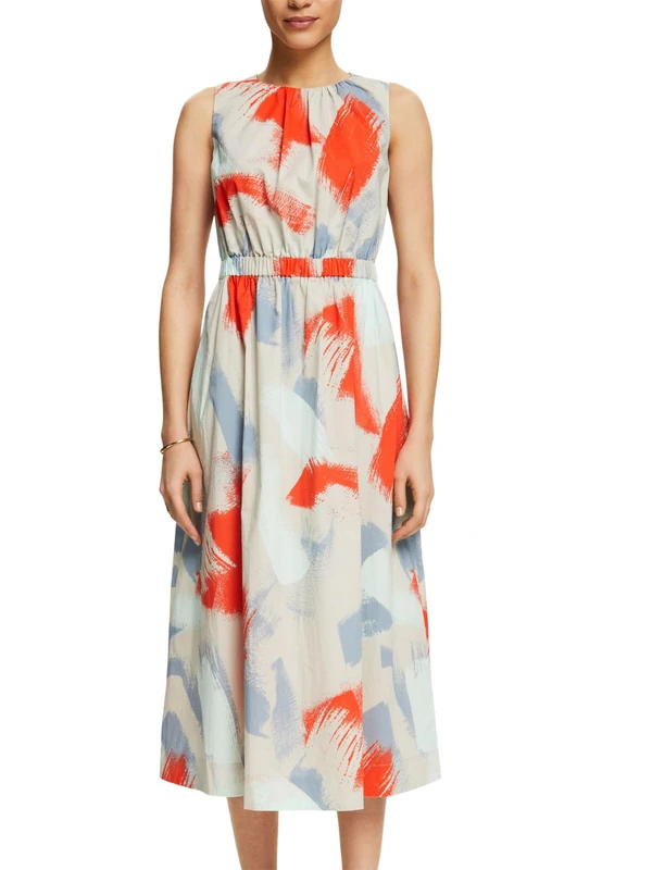 ESPRIT Women's 024ee1e324 Dress, 290/Light Beige, M