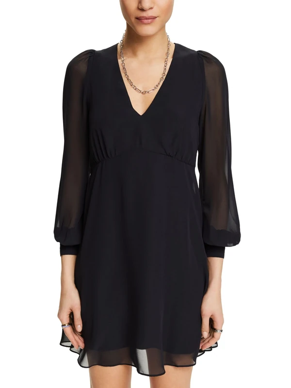ESPRIT Women's 034ee1e339 Dress, 001/Black, S