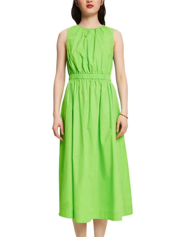 ESPRIT Women's 024ee1e317 Dress, 320/Citrus Green, M