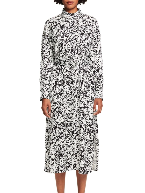 ESPRIT Women's Dress, 055/Ice, M