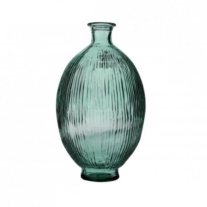 NATURAL LIVING Misha Vase 12 L Recycled Glass Diameter 26 cm x Height 44 cm
